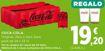 Hipercor COCA-COLA. oferta