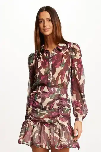 Cortefiel Camisa manga larga estampado vegetal oferta