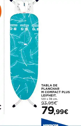 Hipercor TABLA DE PLANCHAR M COMPACT PLUS oferta