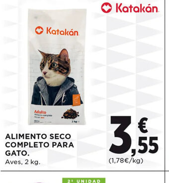 Hipercor ALIMENTO SECO COMPLETO PARA GATO. oferta