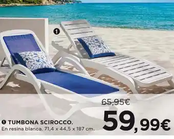 Hipercor TUMBONA SCIROCCO. oferta