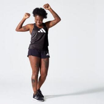 Decathlon Camiseta de tirantes de fitness cardio adidas mujer negro oferta