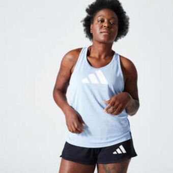Decathlon Camiseta de tirantes de fitness cardio adidas mujer azul oferta