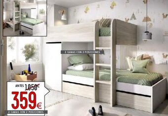 Atrapamuebles 2 CAMAS CON 2 POSICIONES oferta