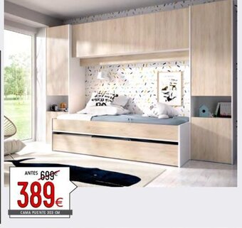 Atrapamuebles CAMA PUENTE 303 CM oferta