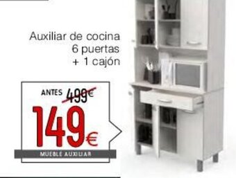 Atrapamuebles Auxiliar de cocina 6 puertas + 1 cajón oferta