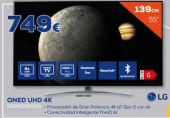 Euronics Smart tv led 55'' oferta