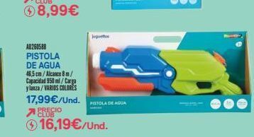 Pistola discount agua juguettos