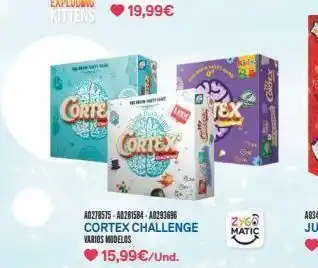Juguettos Semi corte artw cortex a0278575-a0281584-a0293696 cortex challenge varios modelos 15,99 €/und. zoals cont kids 2y66 m oferta