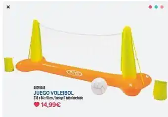 Juguettos Intx a0291440 juego voleibol 239 x 64 x 91 cm/ incluye 1 balin hinchable 14,99€ oferta