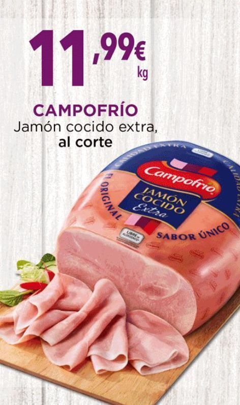 Hiber Jamón cocido extra campofrío oferta
