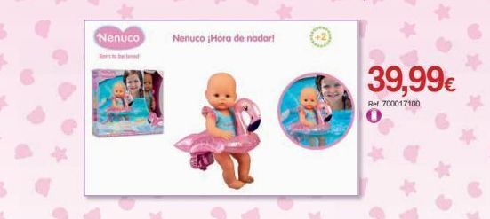 Juguetes Carrión Nenuco nenuco ¡hora de nadar!  39,99€  ref. 700017100 oferta