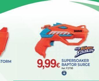 Juguetes Carrión 9,99€  supersoaker raptor surge ref. f2795  nend subop  soaker oferta