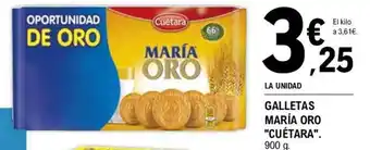 E.Leclerc GALLETAS MARÍA ORO "CUÉTARA". 900 g. oferta