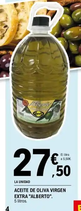 E.Leclerc ACEITE DE OLIVA VIRGEN EXTRA "ALBERTO". oferta