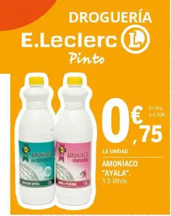 E.Leclerc AMONÍACO "AYALA". 1,5 litros. oferta