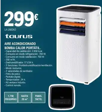 E.Leclerc AIRE ACONDICIONADO BOMBA CALOR PORTÁTIL. oferta