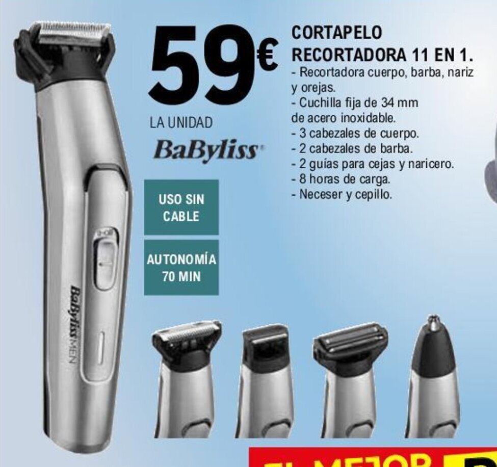 E.Leclerc CORTAPELO RECORTADORA 11 EN 1. oferta