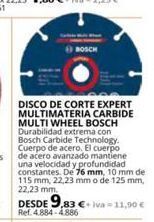 Coferdroza Discos de corte bosch oferta