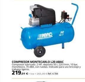 Coferdroza Compresor de aire oferta