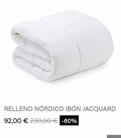 Sancarlos Relleno nórdico jacquard oferta