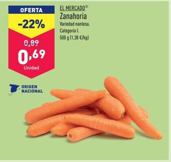 ALDI EL MERCADOⓇ Zanahoria oferta