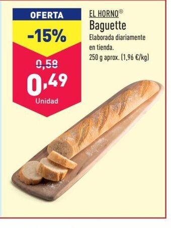 ALDI Baguette oferta