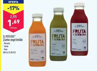 ALDI Zumo exprimido oferta