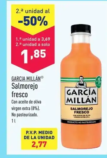 ALDI GARCIA MILLÁN Salmorejo fresco oferta