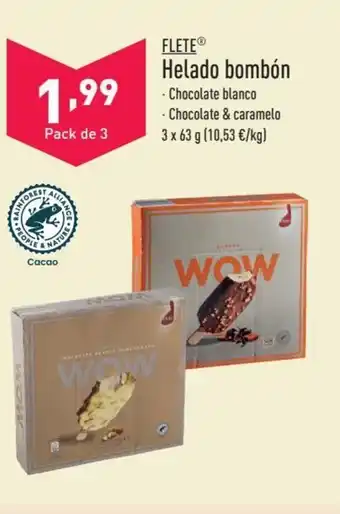 ALDI FLETEⓇ Helado bombón oferta