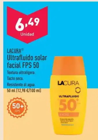 ALDI Ultrafluido solar facial FPS 50 oferta