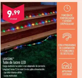 ALDI LIGHTZONEⓇ Tubo de luces LED oferta