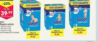 ALDI Megabox pañales oferta