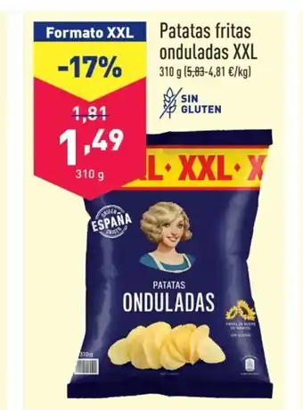 ALDI Patatas fritas onduladas XXL 310 g (5,83-4,81 €/kg) oferta