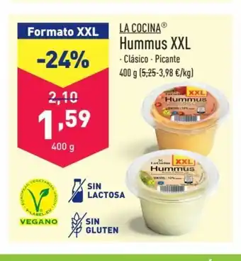 ALDI LA COCINAⓇ Hummus XXL oferta