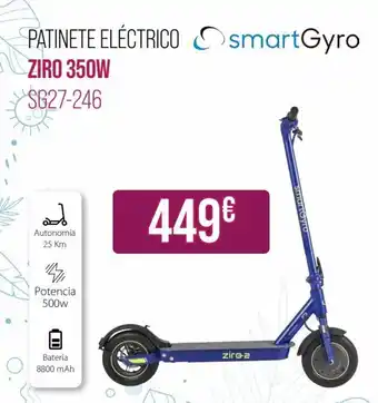 MR Micro PATINETE ELÉCTRICO smartGyro oferta