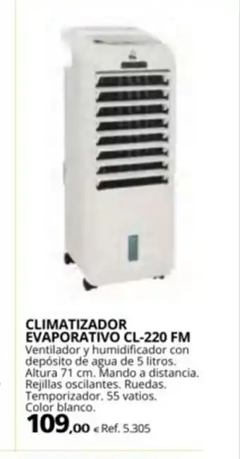 Coferdroza CLIMATIZADOR EVAPORATIVO CL-220 FM oferta
