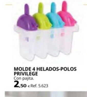 Coferdroza MOLDE 4 HELADOS-POLOS PRIVILEGE oferta