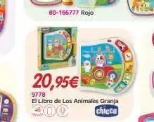 Panre 1080 80-166777 rojo 20,95€ 9778 el libro de los animales granja 300 chicco bune oferta