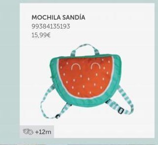 EurekaKids Mochila sandía 99384135193 15,99€  +12m  o oferta