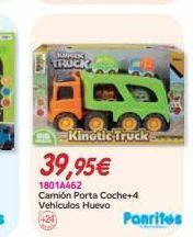 Panre Kanek truck  kinetic truck  39,95€  1801a462  camión porta coche+4 vehículos huevo oferta