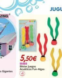 Panre 5,50€  55503 blister juegos acuáticos fun-algas oferta