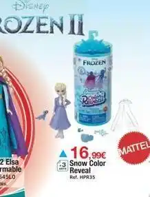 DRIM 16,99€ 3 snow color reveal ref. hpr35 frozen mattel oferta