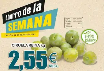 FROIZ Ciruela Reina Kg oferta