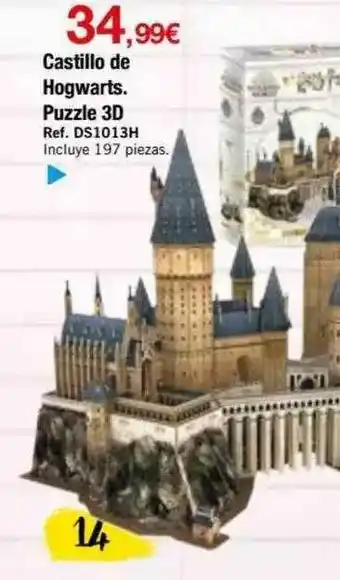Castillo De Hogwarts. Puzzle 3d Ref Ds1013h