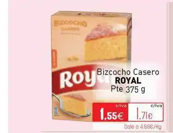 Cuevas Cash Royal Bizcocho Casero Pte 375 G oferta