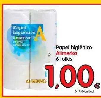 Alimerka Papel Higiénico Alimerka 6 Rollos oferta