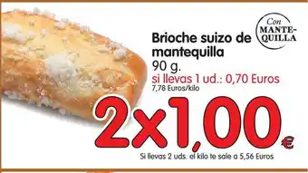 Alimerka Brioche Suizo De Mantequilla 90g oferta