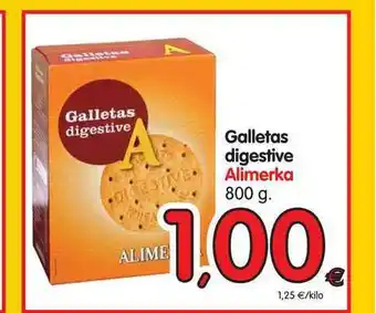 Alimerka Galletas Digestive Alimerka 800g oferta