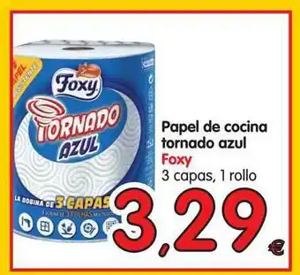 Alimerka Foxy Papel De Cocina Tornado Azul oferta